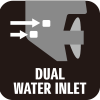 TWO-WAY WATER INLET