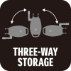 THREE-WAY STORAGE